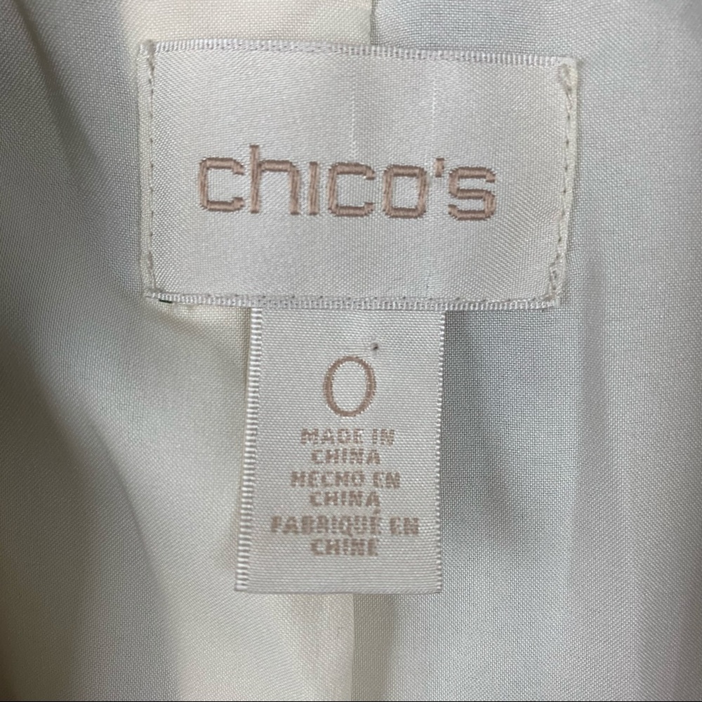 Chico’s Aztec Boho Western woven ikat open front Blazer 0 or Sm - Picture 8 of 9